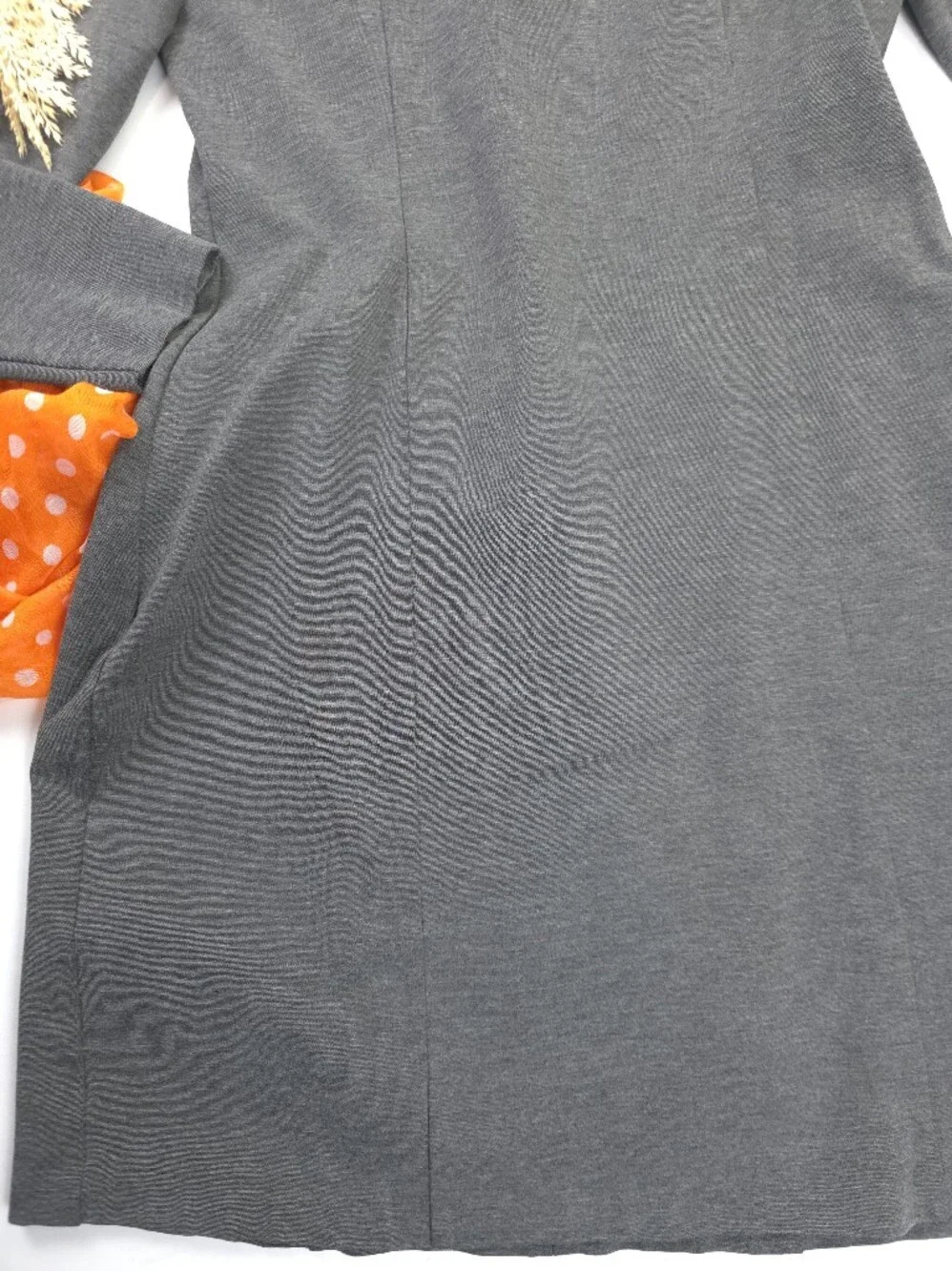 J.Crew Classic Long Sleeve Crewneck Women's Dress - Charcoal Gray Sz 10
